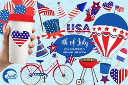 Fourth of July Clipart AMB-1367