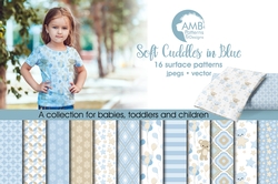 Blue Teddy Bear Papers AMB-1451