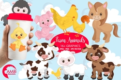 Farm Animals Clipart AMB-1492