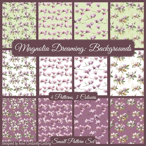 Magnolia Dreaming: Backgrounds (small print)