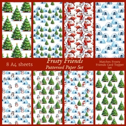 Frosty Friends Patterned Paper Set