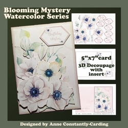 Blooming Mystery Watercolor, Cream Set