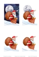 Snowtime Christmas Topper - Roof Top Santa