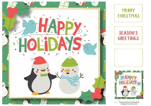 Happy Holidays 8x8