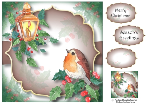 The Robin & The Lamp 8x8