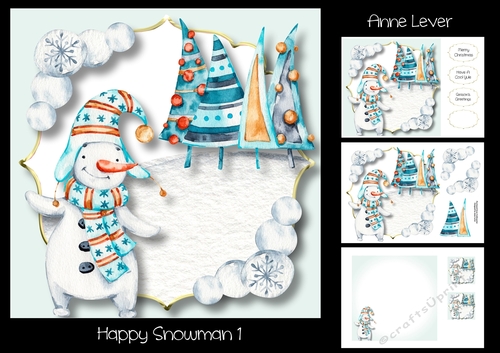 Happy Snowman 1