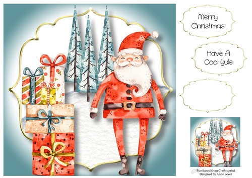Jolly Santa 4 8x8