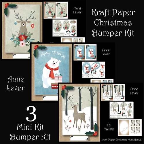 Kraft Paper Christmas Bumper Kit