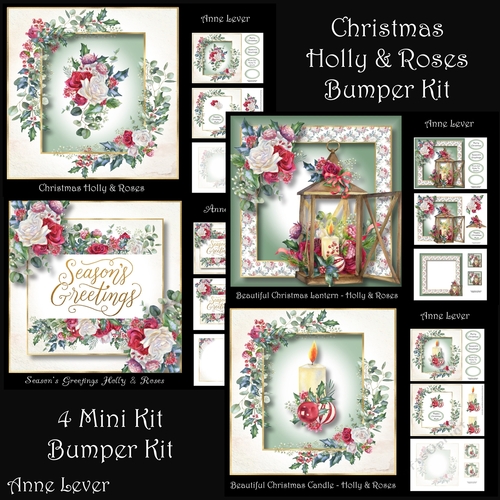 Christmas Holly & Roses Bumper Kit