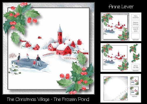 The Christmas Village - The Frozen Pond