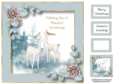 Peaceful Christmas 8x8