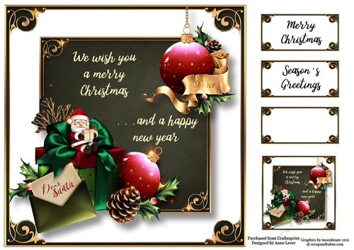 We Wish You A Merry Christmas 8x8