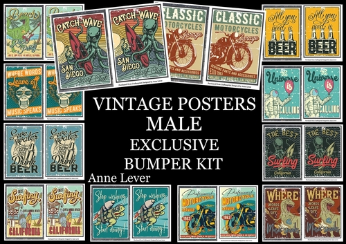 Vintage Posters Male Exclusive Bumper Kit