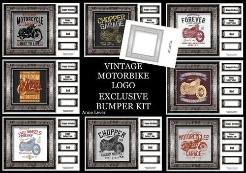 Vintage Motorbike Logo Exclusive Bumper Kit