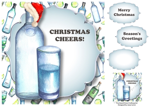Christmas Cheers! - Vodka 8x8