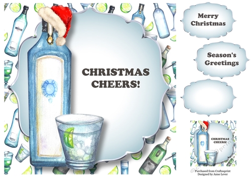 Christmas Cheers! - Gin 8x8