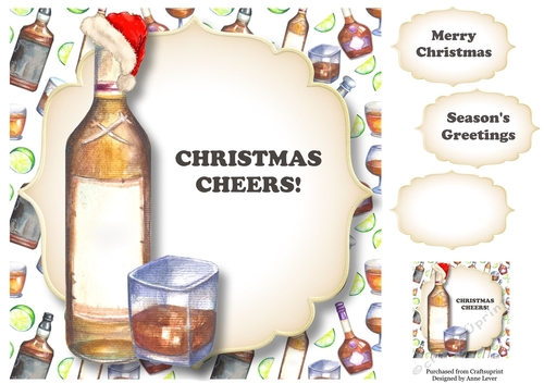 Christmas Cheers! - Rum 8x8