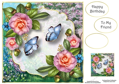 Scenic Spring - Camellias 8x8