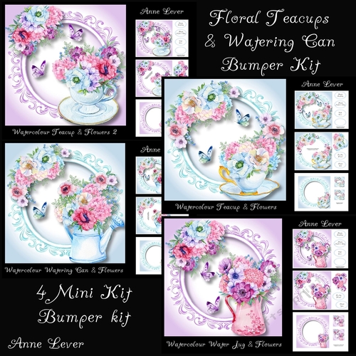 Floral Teacups & Watering Can Bumper Kit