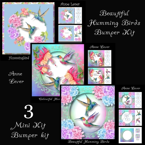 Beautiful Humming Birds Bumper Kit