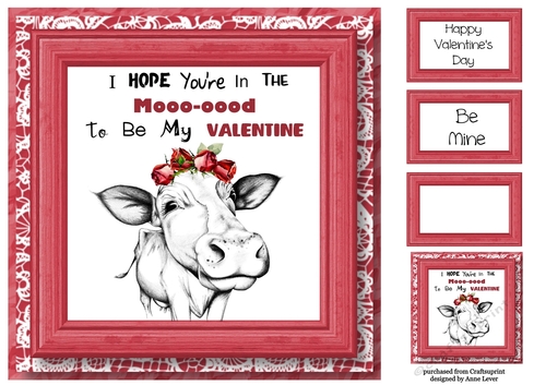 In The Mooo-oood Valentine 8x8