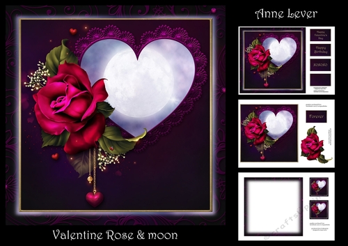 Valentine Rose & Moon
