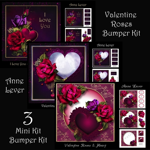 Valentine Roses Bumper Kit