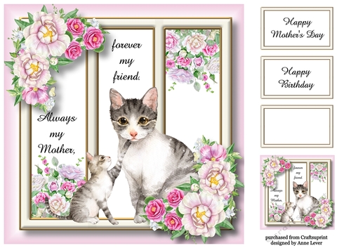 Always My Mother Forever My friend 8x8