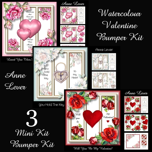 Watercolour Valentine Bumper Kit