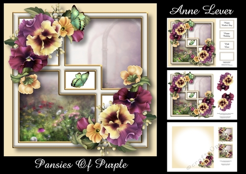 Pansies Of Purple