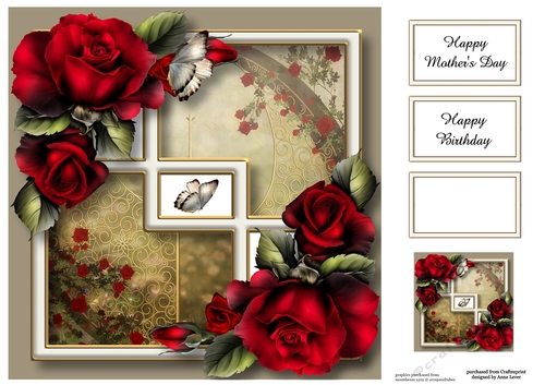 Roses Of Red 8x8