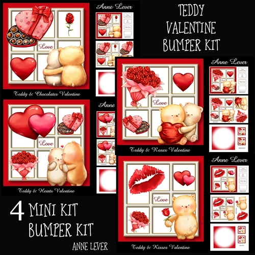 Teddy Valentine Bumper Kit