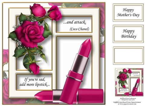 The Hot Pink Lipstick 8x8