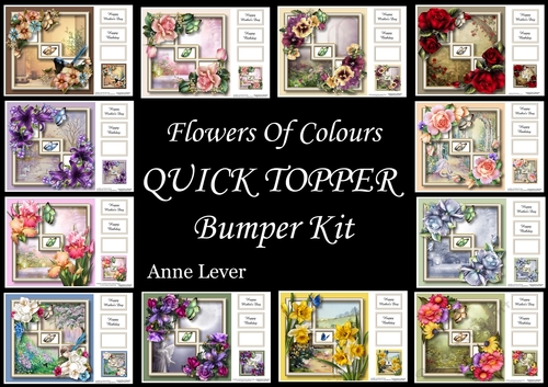 Flowers Of Colours QUICK TOPPER Bumper Kit