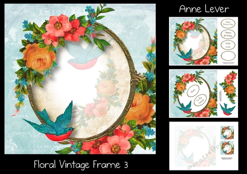 Floral Vintage Frame 3