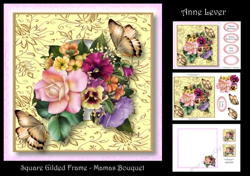 Square Gilded Frame - Mamas Bouquet