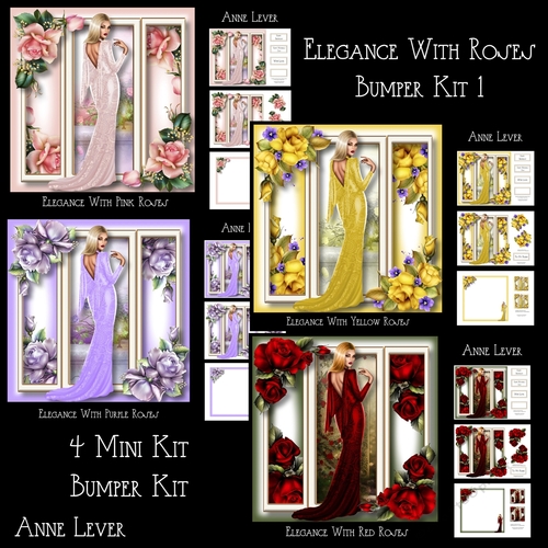 Elegance With Roses Bumper Kit 1