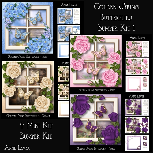 Golden Spring Butterflies Bumper Kit 1