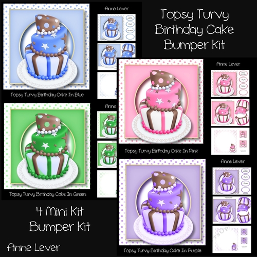 Topsy Turvy Birthday Cake Bumper Kit