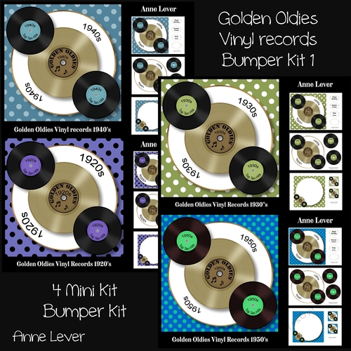 Golden Oldies Vinyl Records Bumper Kit 1