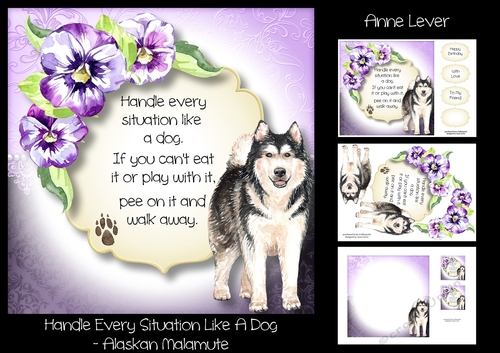 Handle Every Situation Like A Dog - Alaskan Malamute