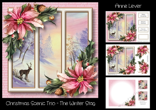 Christmas Scenic Trio - The Winter Stag