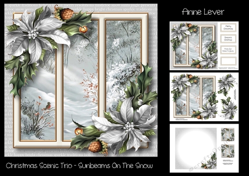 Christmas Scenic Trio - Sunbeams On The Snow