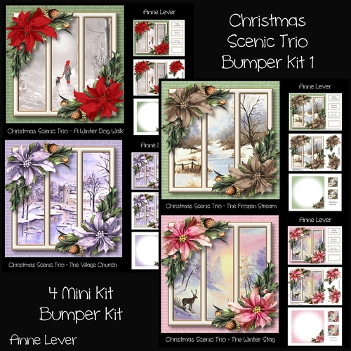 Christmas Scenic Trio Bumper Kit 1