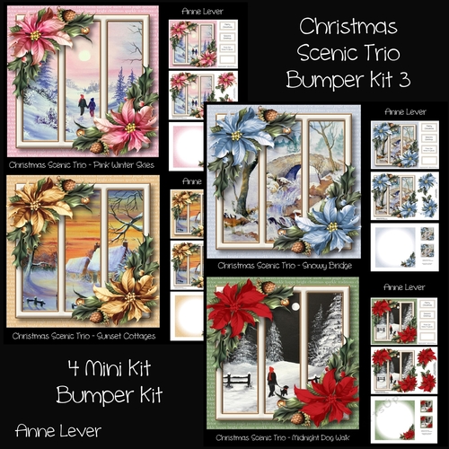Christmas Scenic Trio Bumper Kit 3