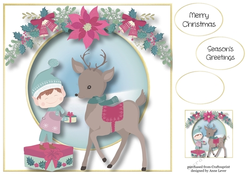 Soft Christmas - Elf & Reindeer 8x8
