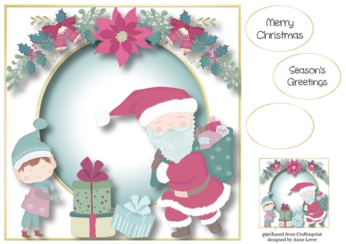 Soft Christmas - Santa & Elf 8x8