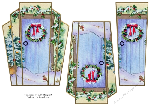Art Deco Watercolour Stacker Winter Scenes 10