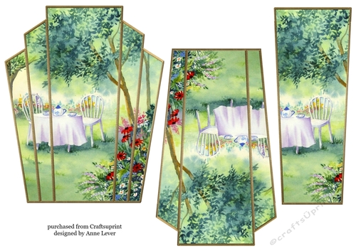 Art Deco Watercolour Stacker SCENES 18
