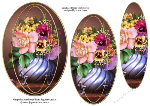 Elongated Oval Stacker - Mamas Bouquet